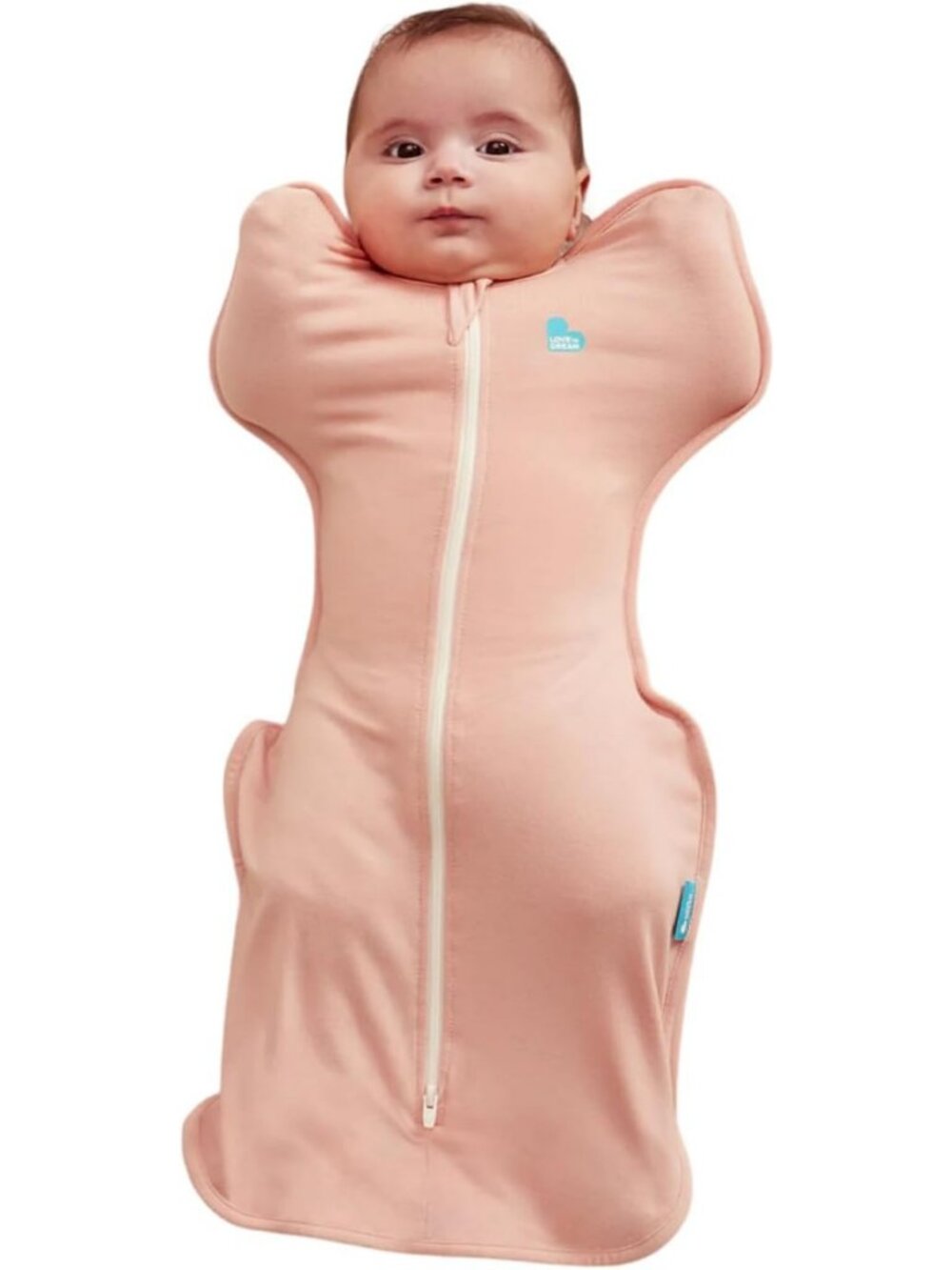 Cozy Baby Sleep Sack Swaddle Up Lite | 0.2 TOG, 8-13 lbs, Soft Blush Color